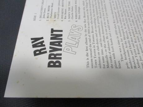 Ray Bryant Ray Bryant Plays Japan Rare LP GREEN OBI