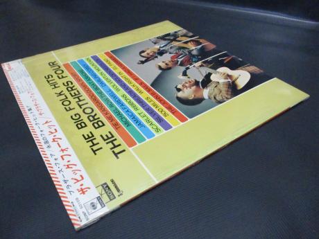 Brothers Four The Big Folk Hits Japan Rare LP CAP OBI SHRINK DIF