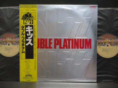 Kiss Double Platinum Japan Rare 2LP YELLOW OBI
