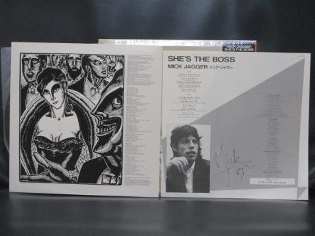 Rolling Stones Mick Jagger She's The Boss Japan Orig. LP OBI SHRINK
