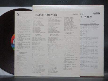 CCR Creedence Clearwater Revival Bayou Country Japan Orig. LP DIF RED WAX