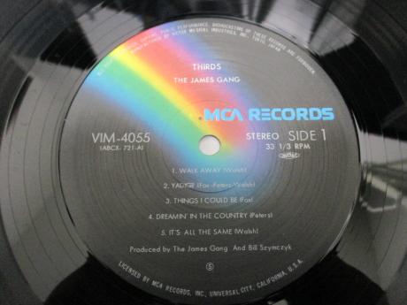 James Gang Thirds Japan Rare LP BLACK & RED OBI