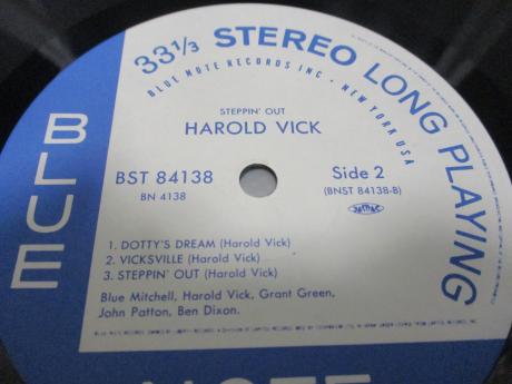 Harold Vick Steppin' Out! Japan LTD LP OBI BLUE NOTE
