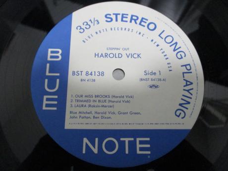 Harold Vick Steppin' Out! Japan LTD LP OBI BLUE NOTE