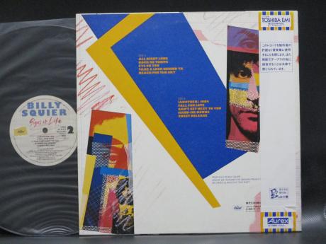 Billy Squier Signs Of Life Japan Orig. LP OBI