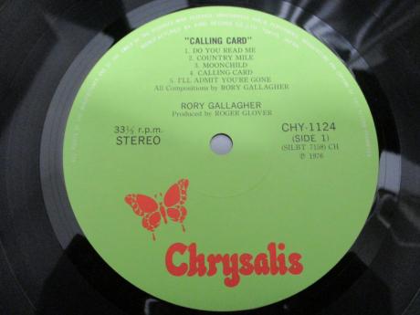 Rory Gallagher Calling Card Japan Orig. LP OBI