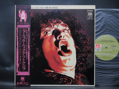 Joe Cocker With A Little Help From My Friends Japan Orig. LP OBI G/F