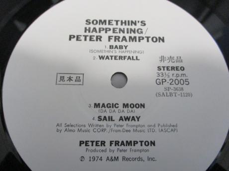 Peter Frampton Somethin's Happening Japan Orig. PROMO LP OBI WHITE LABEL