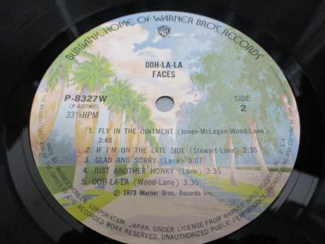 2. Faces OOH LA LA Japan Orig. LP OBI POSTER COMPLETE