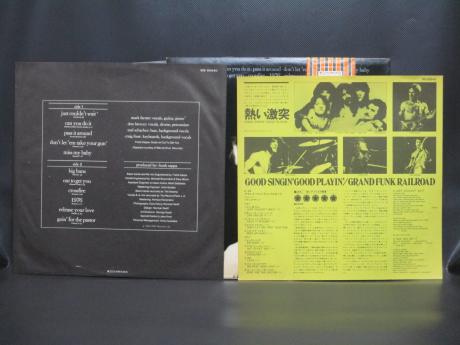 Grand Funk Railroad Good Singin’ Good Playin’ Japan Orig. PROMO LP OBI WHITE LABEL