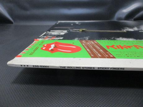 Rolling Stones Sticky Fingers Japan EMI LP OBI ZIPPER COVER