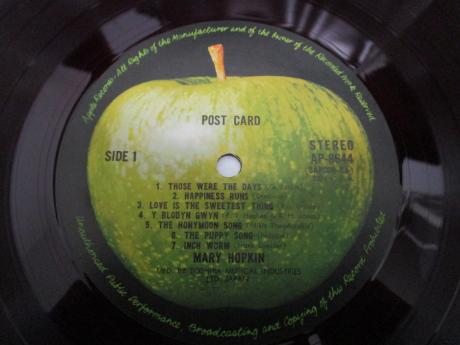 Mary Hopkin Post Card Japan Orig. LP G/F RED WAX