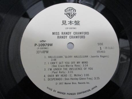 Randy Crawford Miss Randy Crawford Japan Orig. PROMO LP OBI WHITE LABEL