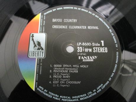 CCR Creedence Clearwater Revival Bayou Country Japan Orig. LP OBI DIF COVER