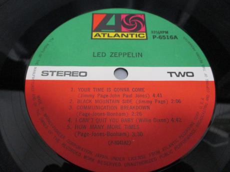 Led Zeppelin 1st Japan 10th Anniv LTD LP OBI INSERT