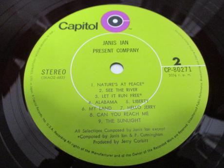 Janis Ian Present Company Japan Orig. LP RED WAX
