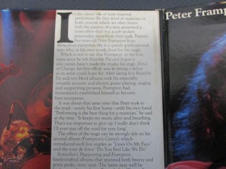 Peter Frampton Comes Alive! Japan Tour ED 2LP BOOKLET