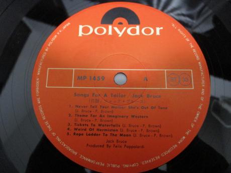 Cream Jack Bruce Songs For a Tailor Japan Orig. LP OBI G/F DIF
