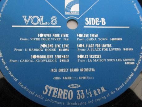 Jack Dorsey Grand Orchestra Screen Music Vol.8 Japan ONLY LP OBI BIG BOOKLET