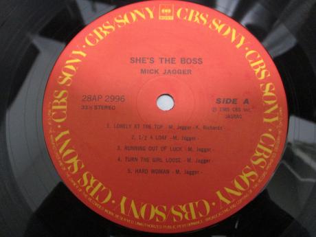Rolling Stones Mick Jagger She's The Boss Japan Orig. LP OBI SHRINK