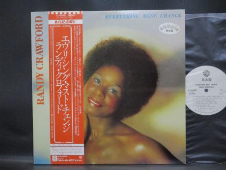 Randy Crawford Everything Must Change Japan Orig. PROMO LP OBI WHITE LABEL