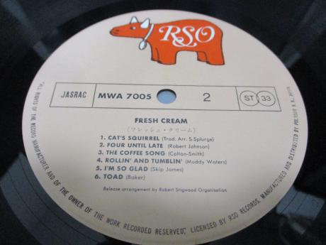 Cream Fresh Cream Japan Rare LP YELLOW OBI