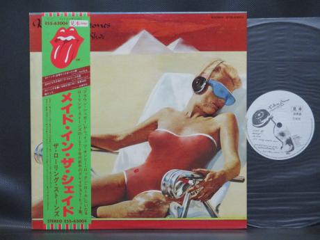 Rolling Stones Made In The Shade Japan PROMO LP OBI WHITE LABEL