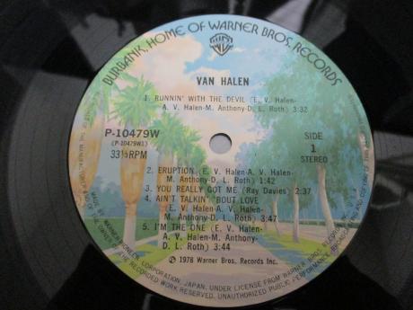 Van Halen 1st Same Title Japan Orig. LP OBI