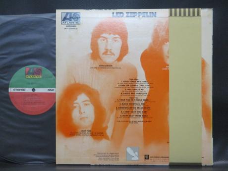 Led Zeppelin 1st S/T Japan Rare LP OBI BIG POSTER