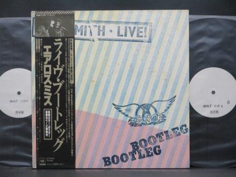 Aerosmith Live Bootleg Japan Orig. PROMO 2LP OBI WHITE LABEL POSTER