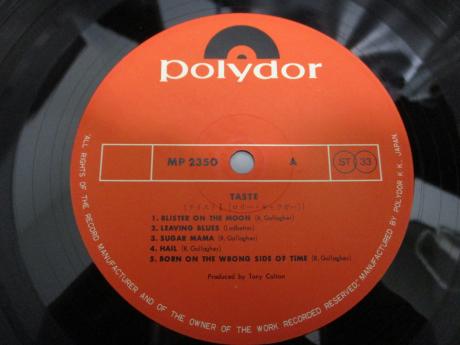 Rory Gallagher Taste 1st Same Title Japan Rare LP OBI