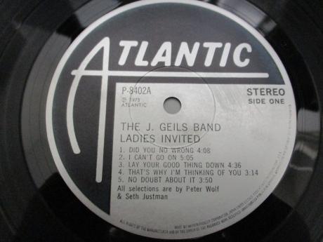 J. Geils Band Ladies Invited Japan Orig. LP INSERT