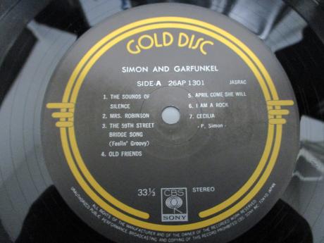 Simon & Garfunkel Gold Disc Japan ONLY LP OBI INSERT