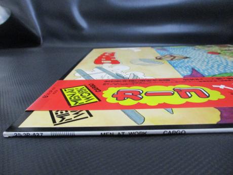 Men At Work Cargo Japan Orig. LP OBI