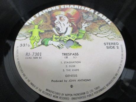 Genesis Trespass Japan Rare LP PURPLE OBI G/F