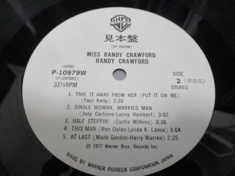 Randy Crawford Miss Randy Crawford Japan Orig. PROMO LP OBI WHITE LABEL
