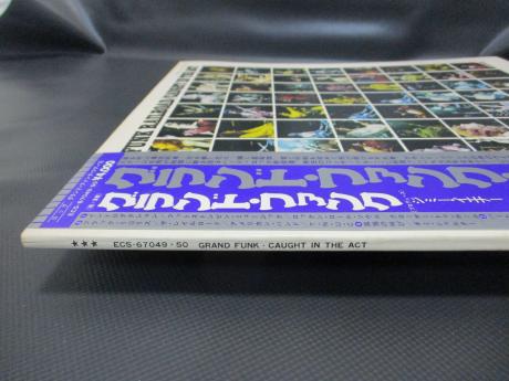 Grand Funk Railroad Caught in the Act Japan Orig. 2LP OBI BOOKLET
