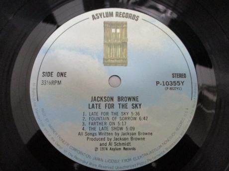 Jackson Browne Late For the Sky Japan Rare LP OBI