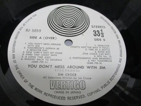 Jim Croce You Don’t Mess Around With Jim Japan Orig. LP OBI VERTIGO