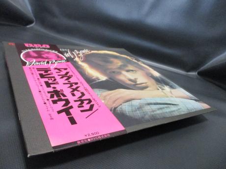 David Bowie Young American Japan Early Press LP PINK OBI