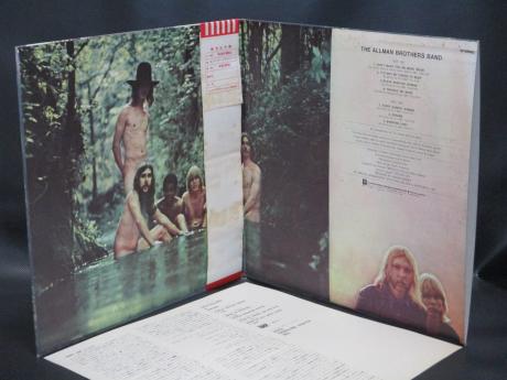 Allman Brothers Band 1st Same Title Japan Early Press LP RED & WHITE OBI