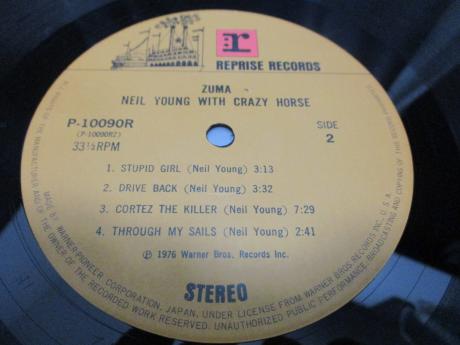 Neil Young Zuma Japan Orig. LP OBI INSERT