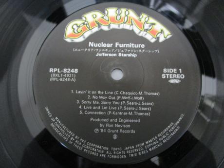 Jefferson Starship Nuclear Furniture Japan Orig. LP OBI