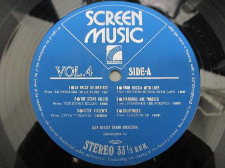 Jack Dorsey Grand Orchestra Screen Music Vol. 4 Japan ONLY LP OBI BIG BOOKLET