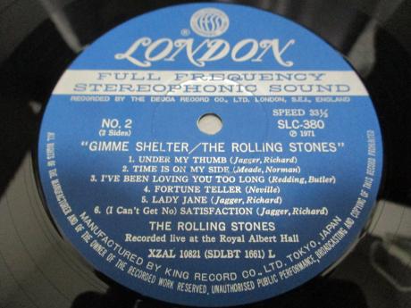 Rolling Stones Gimme Shelter Japan Rare LP RED OBI DIF COVER