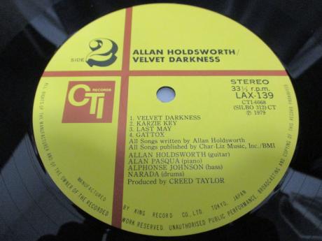 Allan Holdsworth Velvet Darkness Japan Rare LP OBI