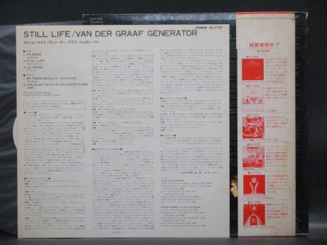 Van Der Graaf Generator Still Life Japan Orig. PROMO LP OBI WHITE LABEL