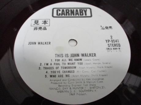John Walker This Is Japan Orig. PROMO LP G/F RED WAX WHITE LABEL