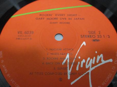 Gary Moore Rockin’ Every Night Live in Japan Japan Orig. LP OBI