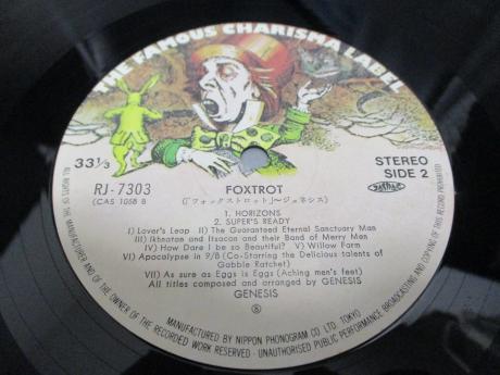 Genesis Foxtrot Japan Rare LP PURPLE OBI G/F